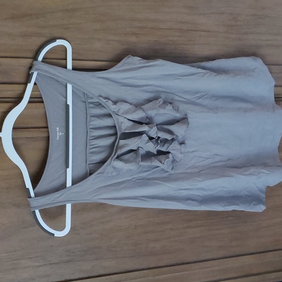 Garnet Hill, top with ruffles, size M - Picture 4 of 4
